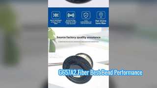 Fiber G657A2 최고의 굽힘 방지 케이블 솔루션