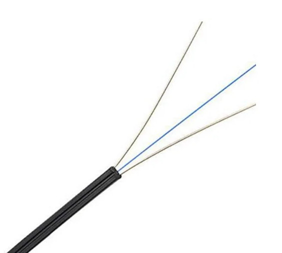 FTTH 드롭 케이블 실내 1/2 코어 활형 FRP/제철 강도 구성원
