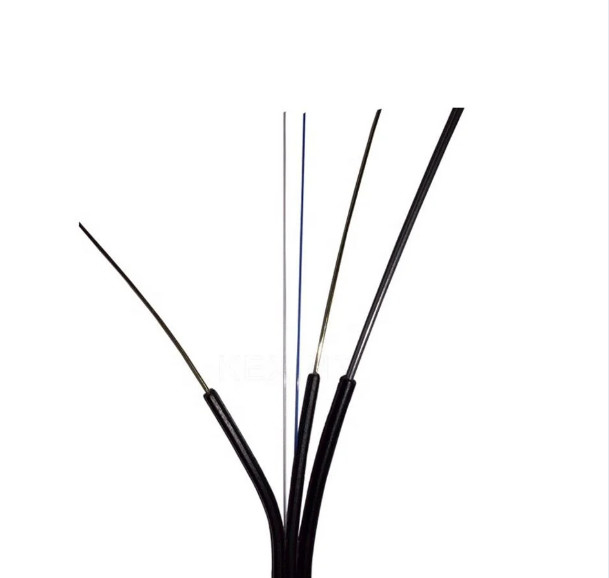 자부장 FTTH 광섬유 드롭 케이블 GJYXCH 1/2 코어 실내 야외