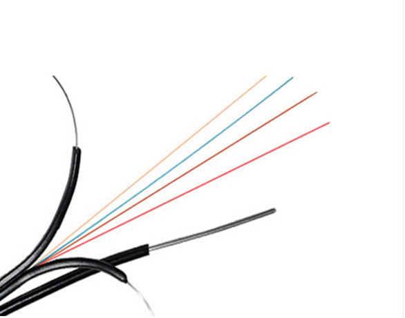 FTTH 케이블 실내 외관 자체 지원 평면 드롭 케이블 GJYXCH 4 코어