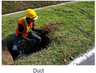 직 buried 광섬유 케이블 GYTA53 PBT 느슨 파이프와 ≥50dB 반환 손실 우수한 네트워크 성능 코어 2-144 코어