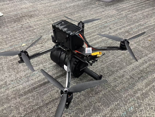 FPV 섬유 쿼드콥터 드론 카메라 15km 0.28mm 고강도 60-70N