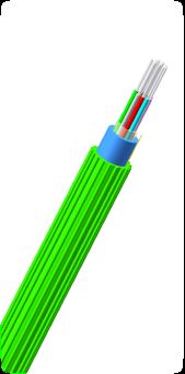 HDPE 껍질 공기 부풀린 마이크로 케이블 2000m 부풀린 거리가