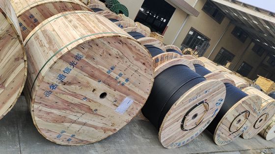 GYTAH58 옥외 공중 광섬유 케이블 LSZH 아머드